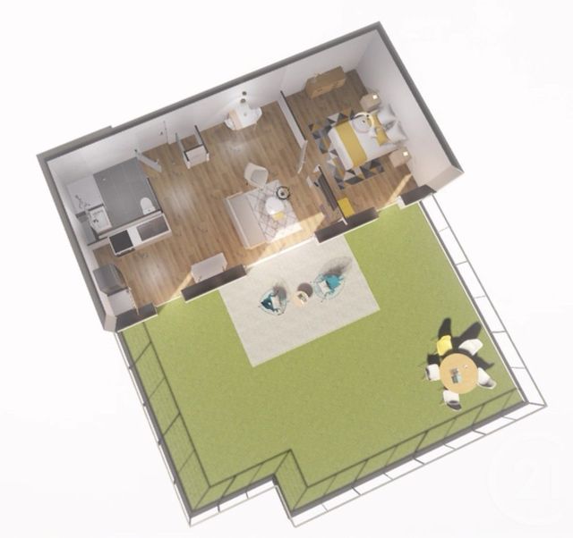 Appartement F2 à vendre - 2 pièces - 44.49 m2 - PERROS GUIREC - 22 - BRETAGNE - Century 21 Le Calvez