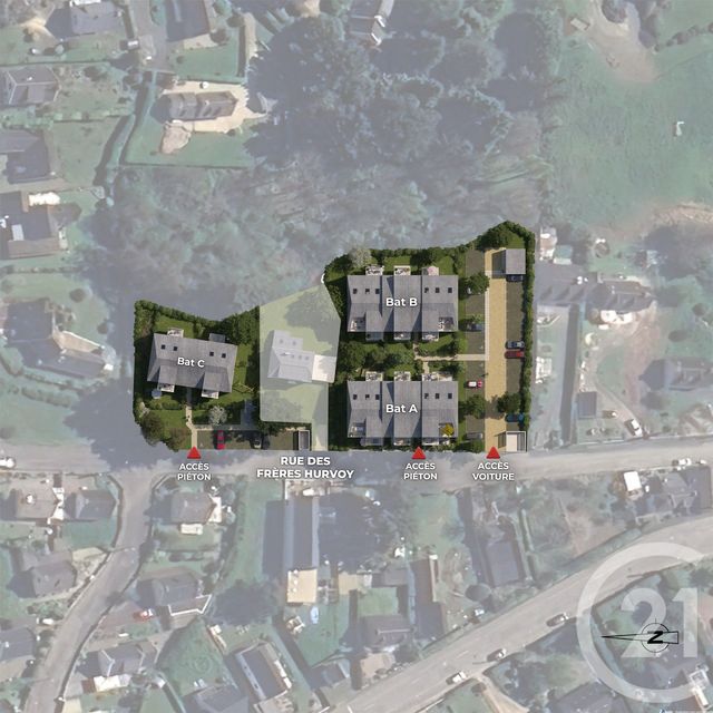 Appartement F2 à vendre - 2 pièces - 44.49 m2 - PERROS GUIREC - 22 - BRETAGNE - Century 21 Le Calvez