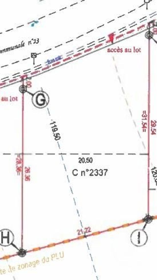 Afficher la photo en grand terrain à vendre - 611.0 m2 - PLOUAGAT - 22 - BRETAGNE - Century 21 Le Calvez