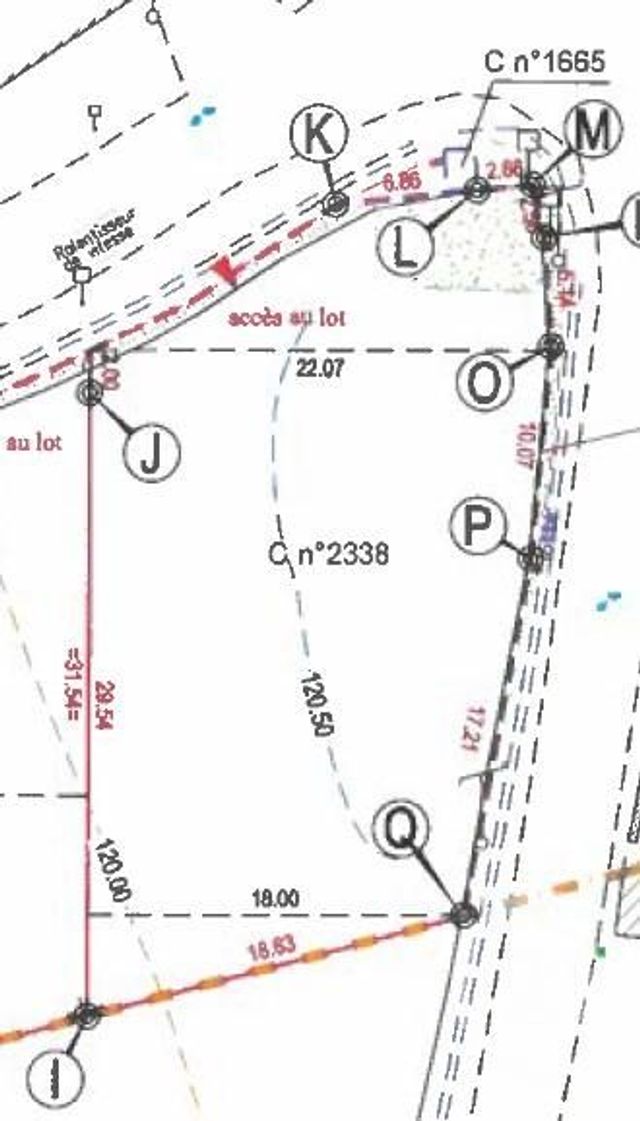 Afficher la photo en grand terrain à vendre - 699.0 m2 - PLOUAGAT - 22 - BRETAGNE - Century 21 Le Calvez