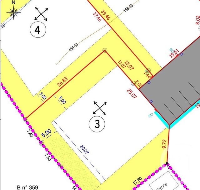 terrain à vendre - 847.0 m2 - LANRODEC - 22 - BRETAGNE - Century 21 Le Calvez