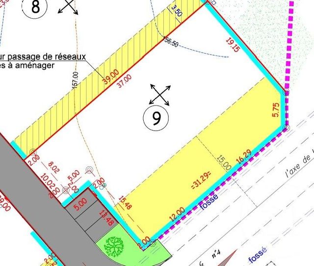 Afficher la photo en grand terrain à vendre - 844.0 m2 - LANRODEC - 22 - BRETAGNE - Century 21 Le Calvez