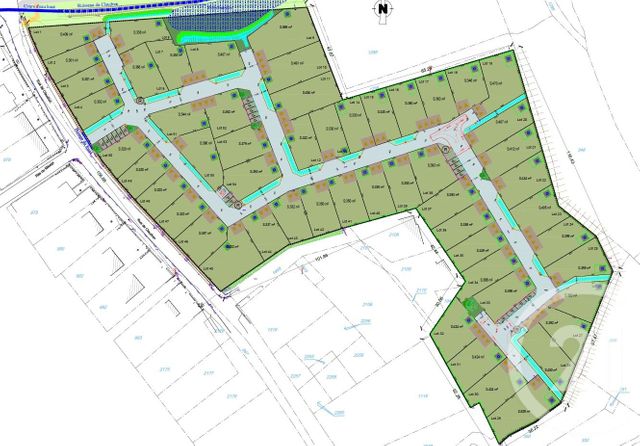 terrain à vendre - 301.0 m2 - CHATELAUDREN - 22 - BRETAGNE - Century 21 Le Calvez
