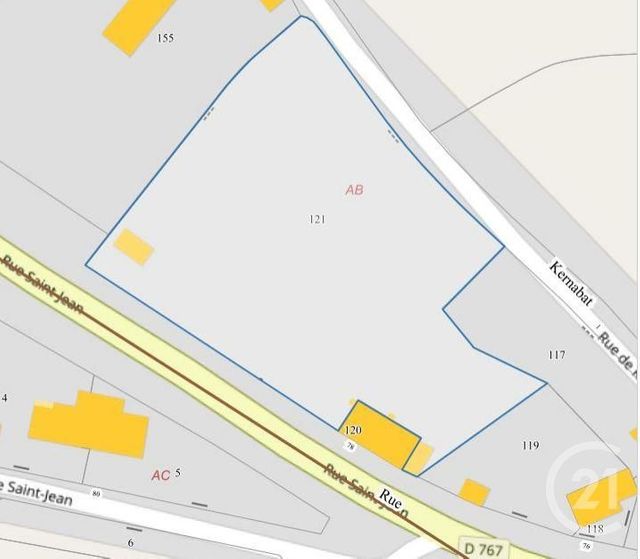 Afficher la photo en grand terrain à vendre - 2837.0 m2 - GRACES - 22 - BRETAGNE - Century 21 Le Calvez